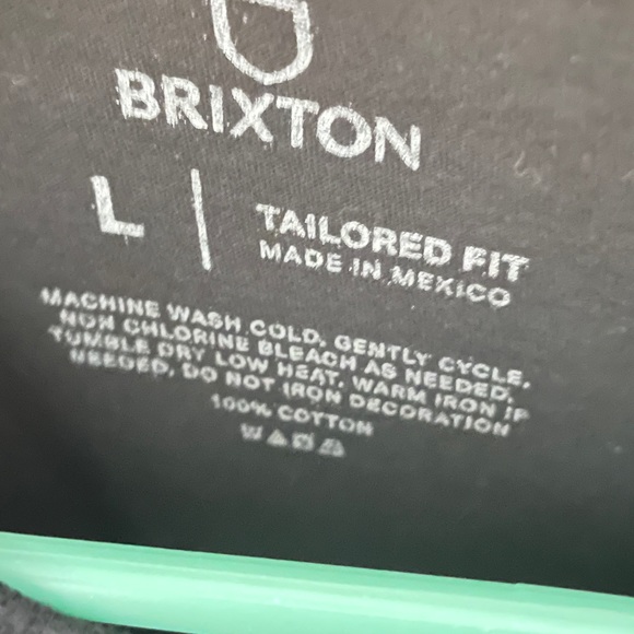 Men’s BRIXTON Tee Size Large Tailored Fit - Picture 4 of 4